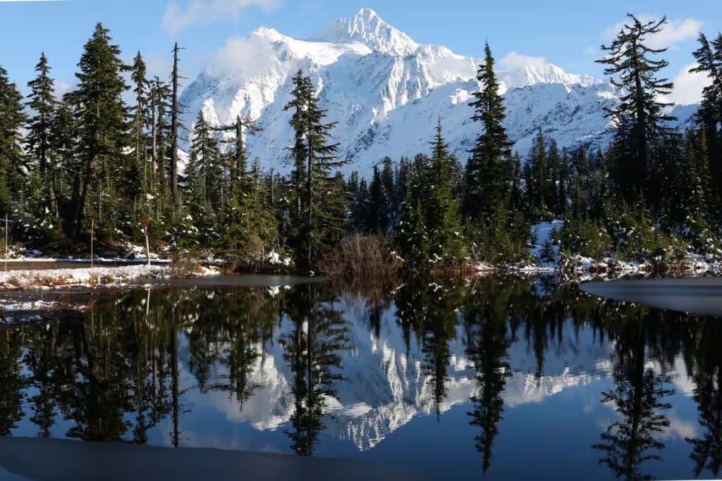 Picture Lake near Mt. Baker
